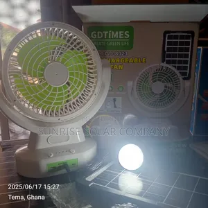 Solar Rechargeable Fan