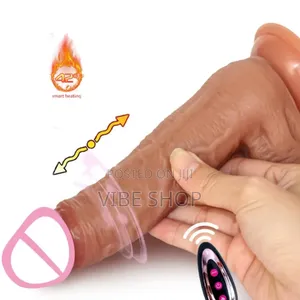 Thrusting Dildo - Remote 7 Vibration Modes Self-Heating