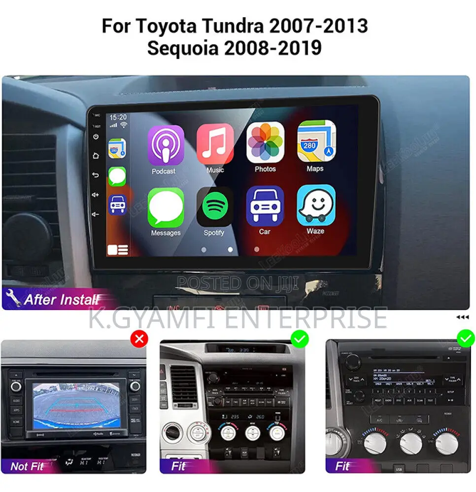 Quality Android Car Tape for Toyota Tundra 2010 to 2013