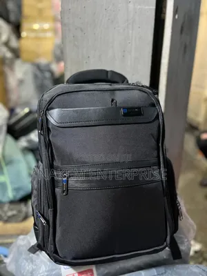 Pl Black Waterproof Backpack for Business and Schooling