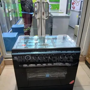Photo - Nasco Large Gas Cooker With 5 Burners, Oven & Grill (90*60)