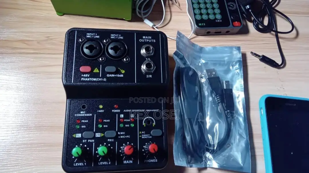 Q 12 Audio Mixer and Sound Card