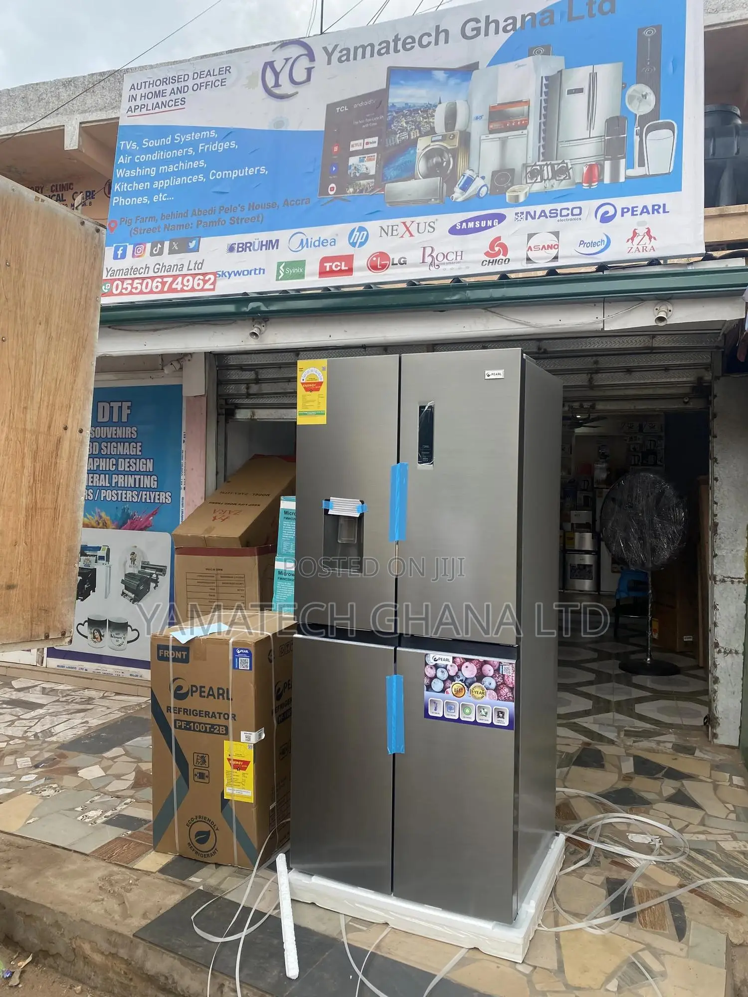 Pearl Fridge Pf-613mdixwd-1a (421 Litres)