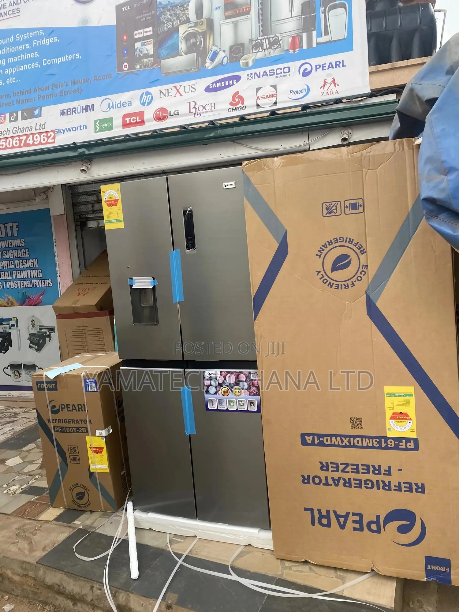 Pearl Fridge Pf-613mdixwd-1a (421 Litres)