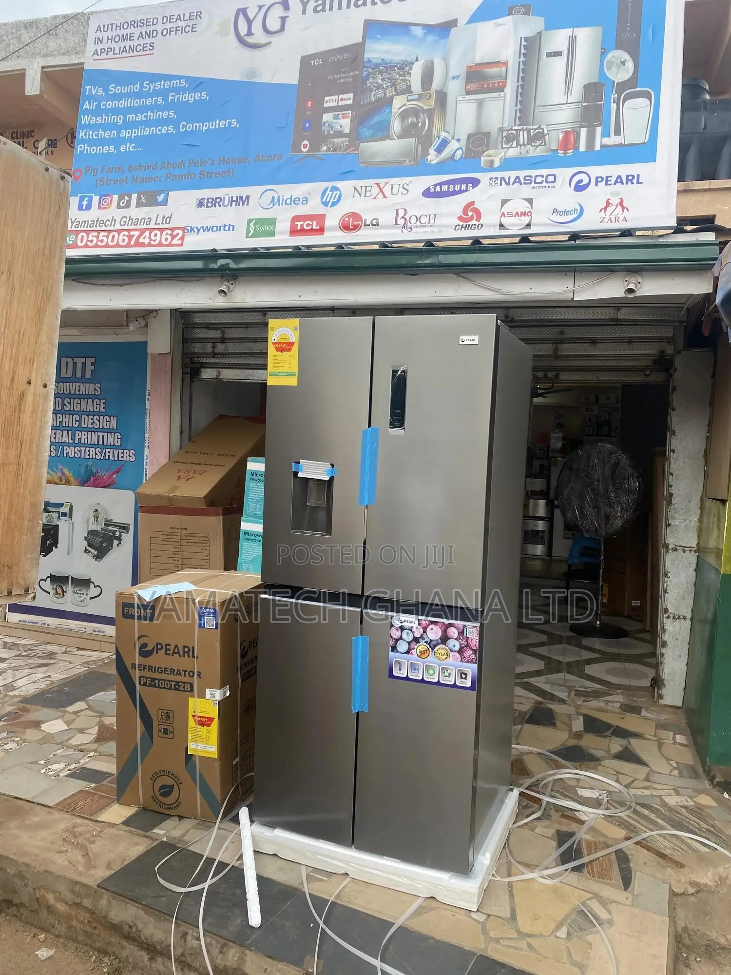 Pearl Fridge Pf-613mdixwd-1a (421 Litres)