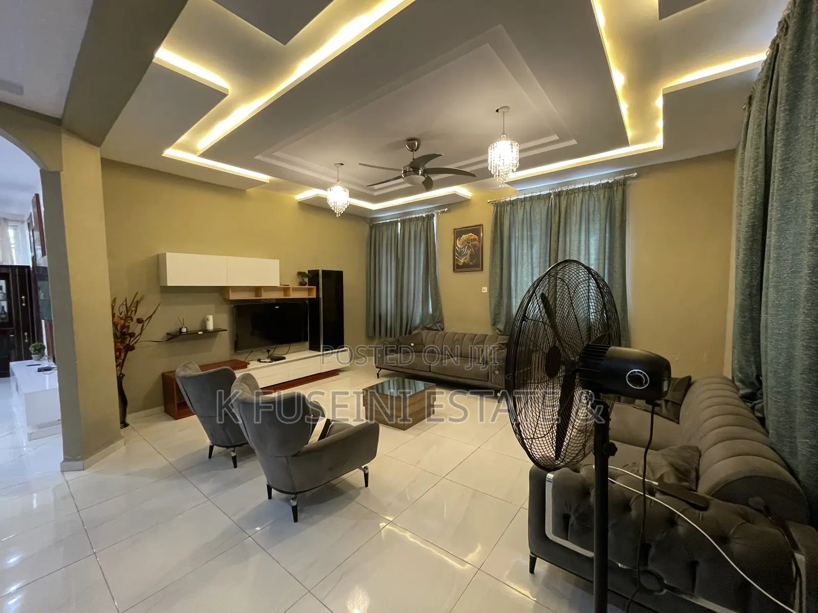 Furnished 5bdrm Mansion in K Fuseini Estate, Kumasi Metropolitan