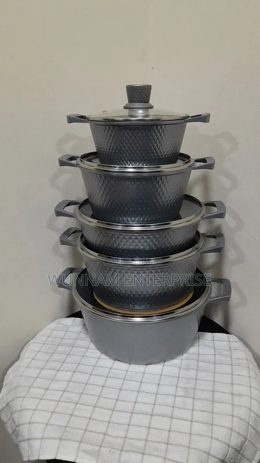 10pcs Granite Cookware Set