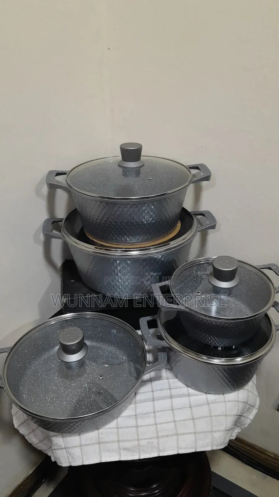 10pcs Granite Cookware Set