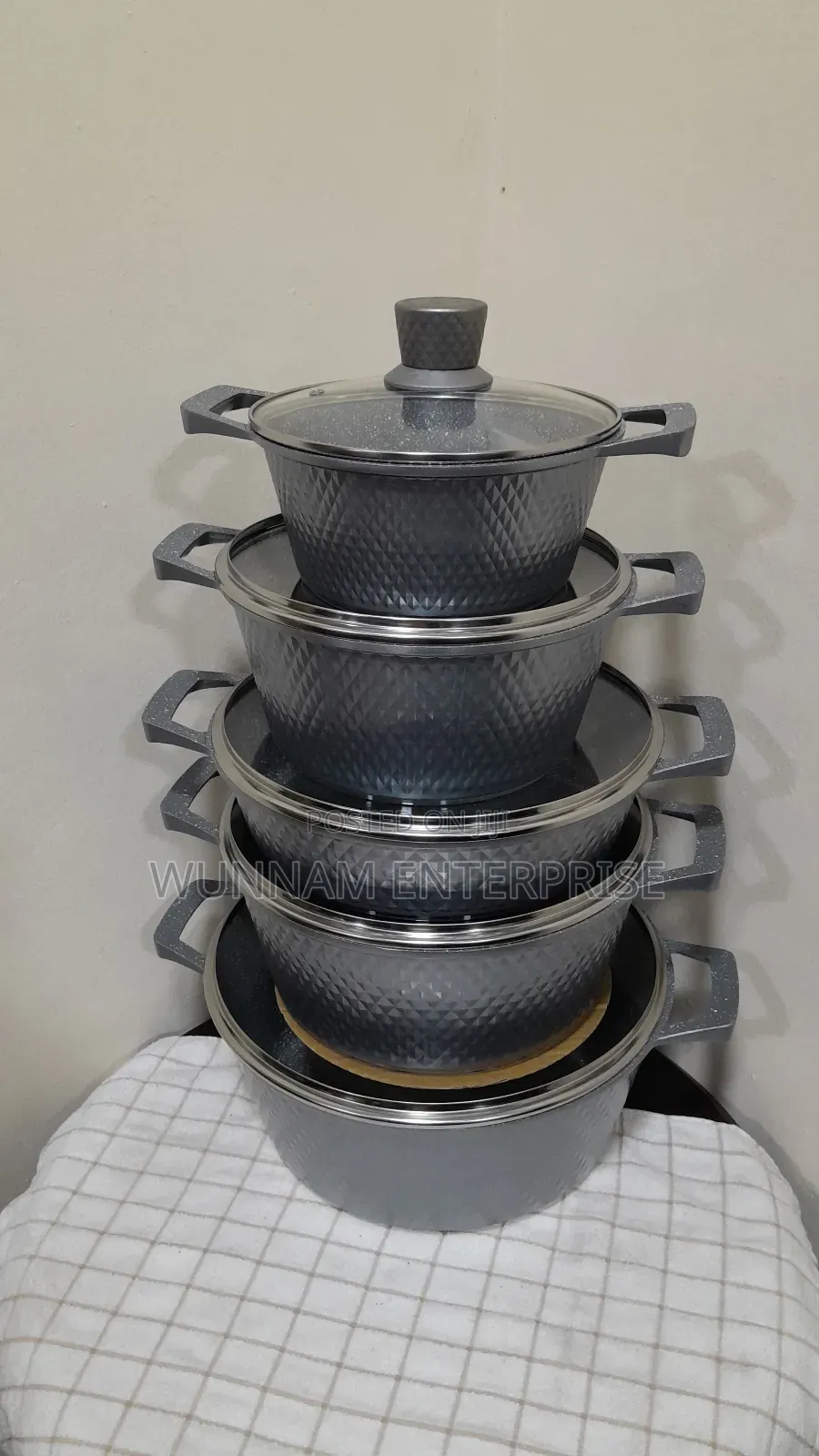 10pcs Granite Cookware Set