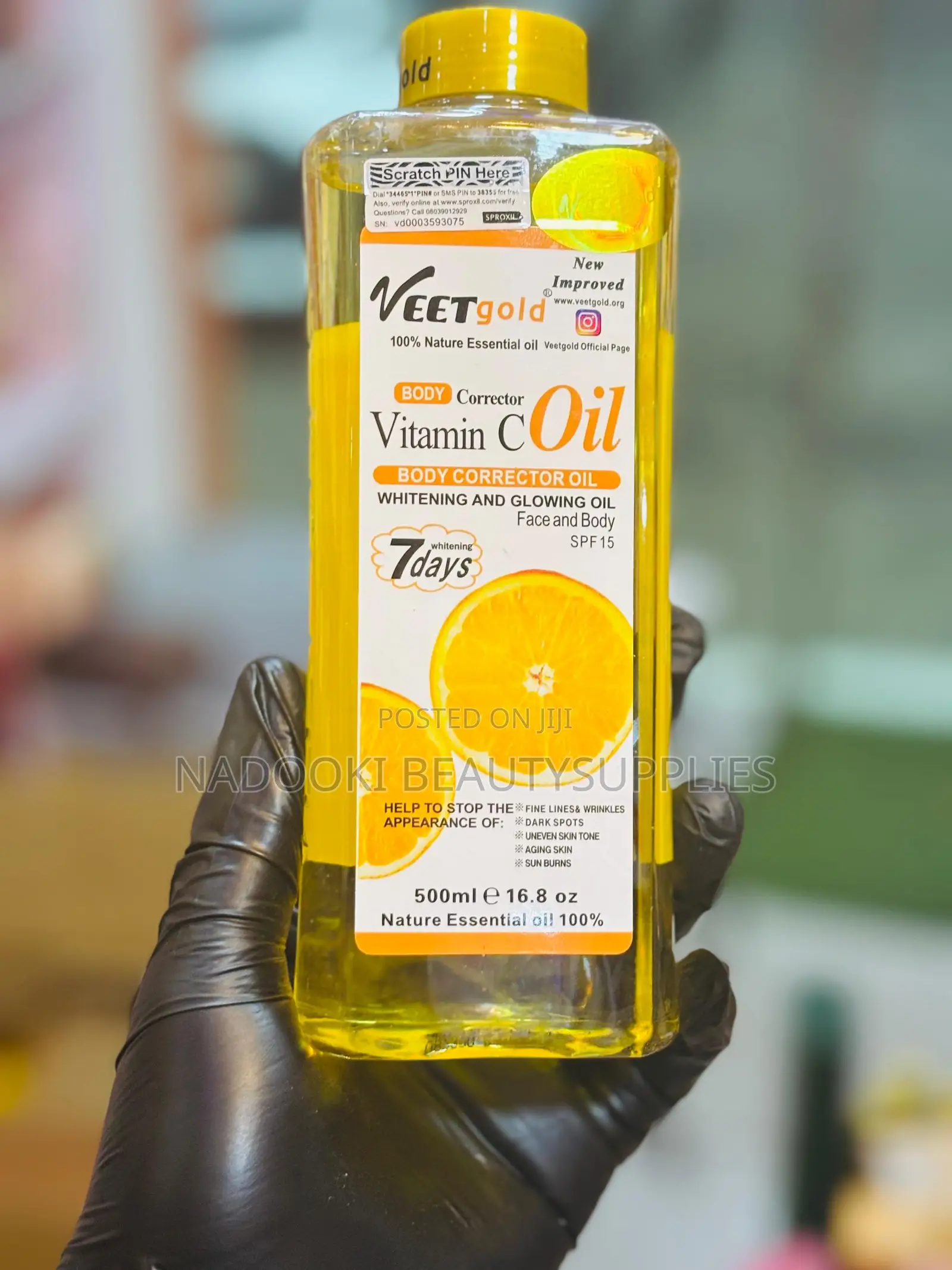 Veet Gold Vitamin C Glowing Oil