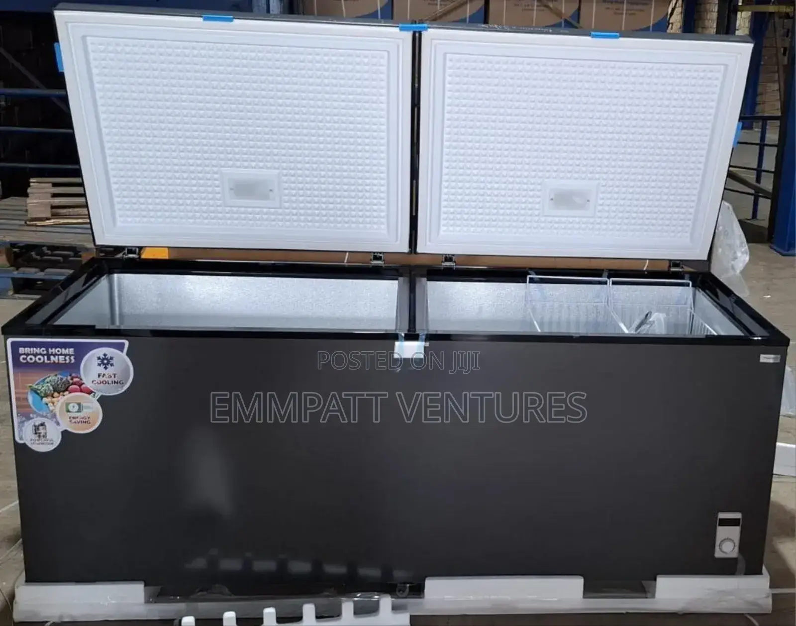 800l Nasco Double Chest Freezer