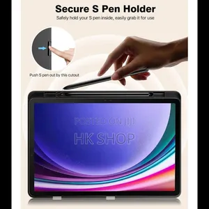 Samsung Galaxy Tab S9 Plus/S9 Fe Plus Case With S Pen Holder
