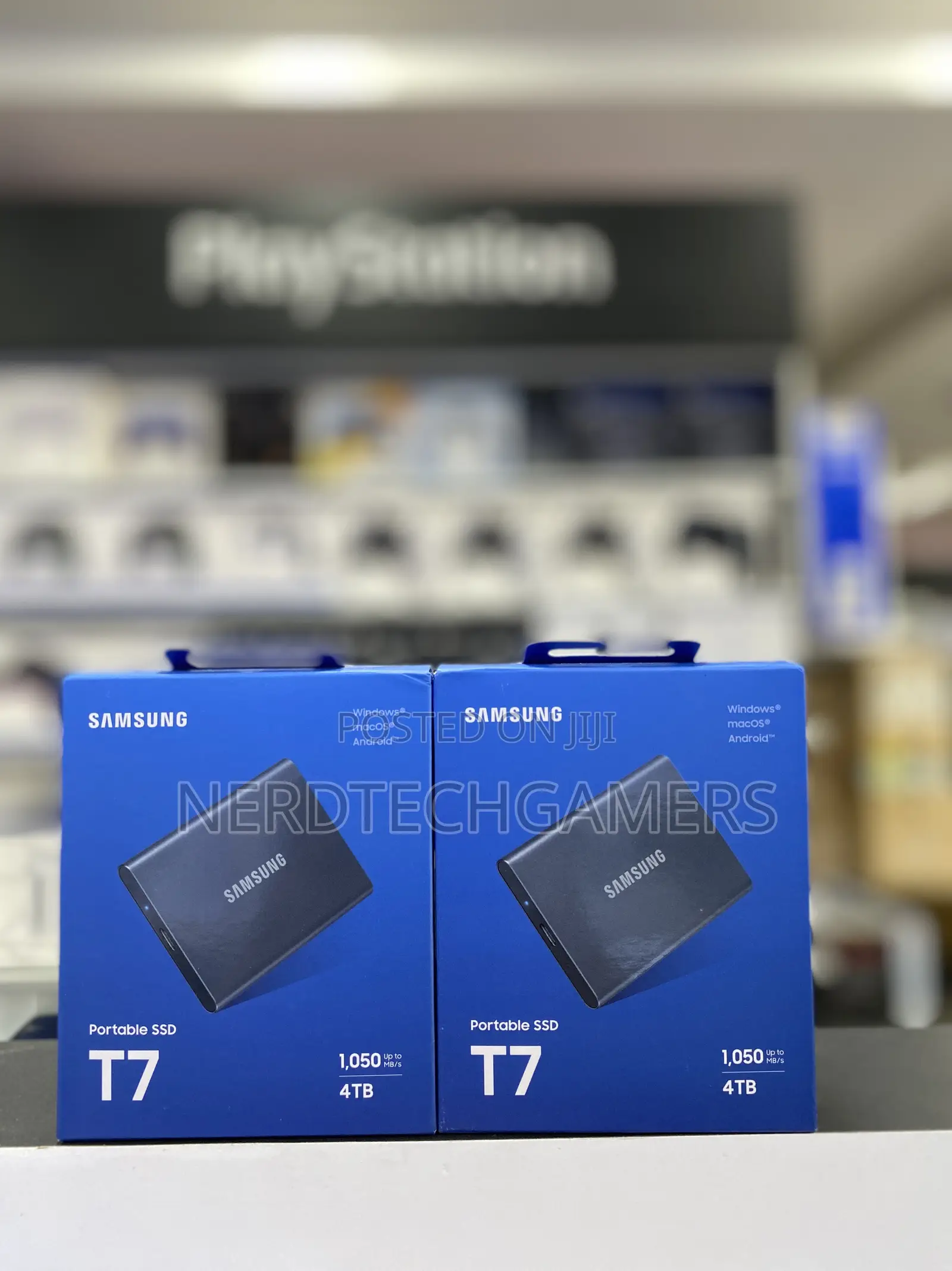 Samsung 4tb T7 Portable SSD (Titan Gray)