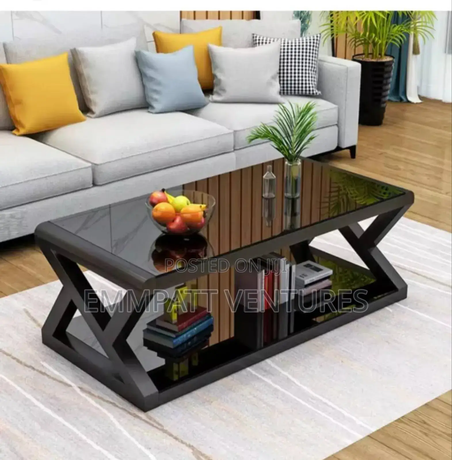 Executive Double Layer Center Table