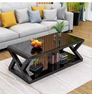Executive Double Layer Center Table