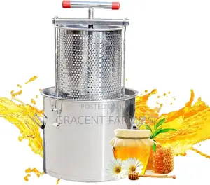 Stainless Steel Honey Press With Collection Bucket