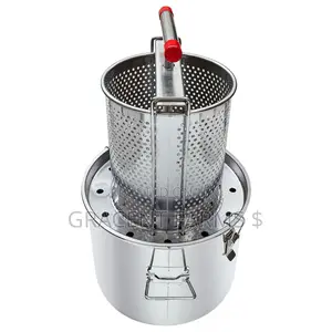 Stainless Steel Honey Press With Collection Bucket