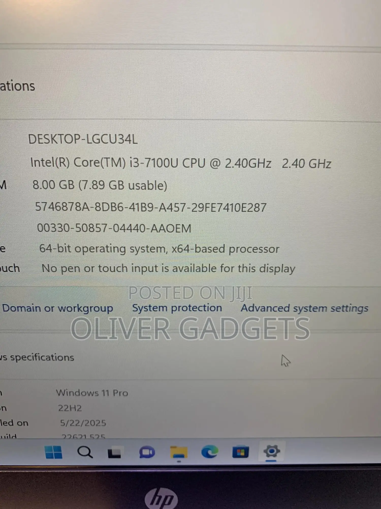 Laptop HP ProBook 430 G5 8GB Intel Core I3 SSD 128GB