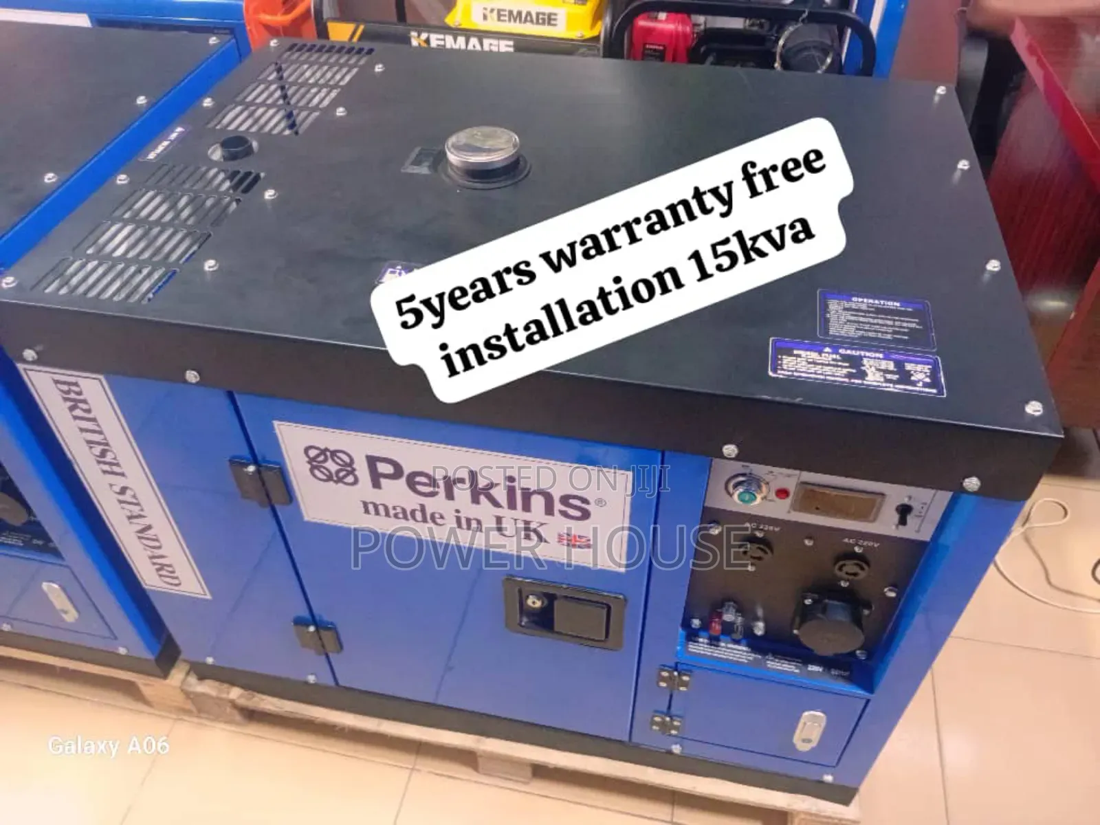 Rock Bravo 16500watts Diesel Perkins Generator 15kva