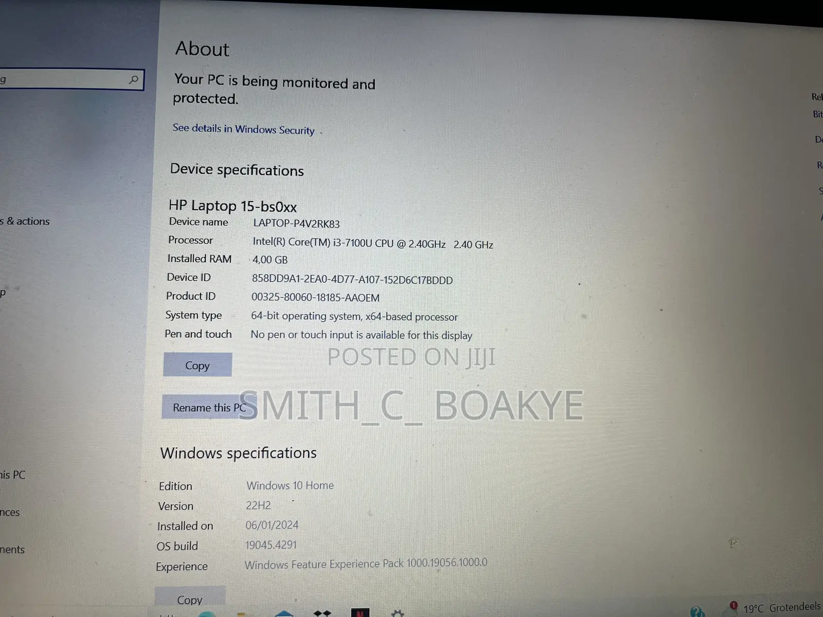 Laptop HP 4GB Intel Core I3 HDD 1T