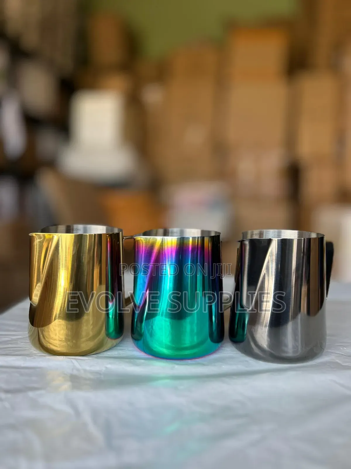 600ml Coloured Milk Pitchers