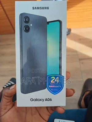 New Samsung Galaxy A06 128 GB Black