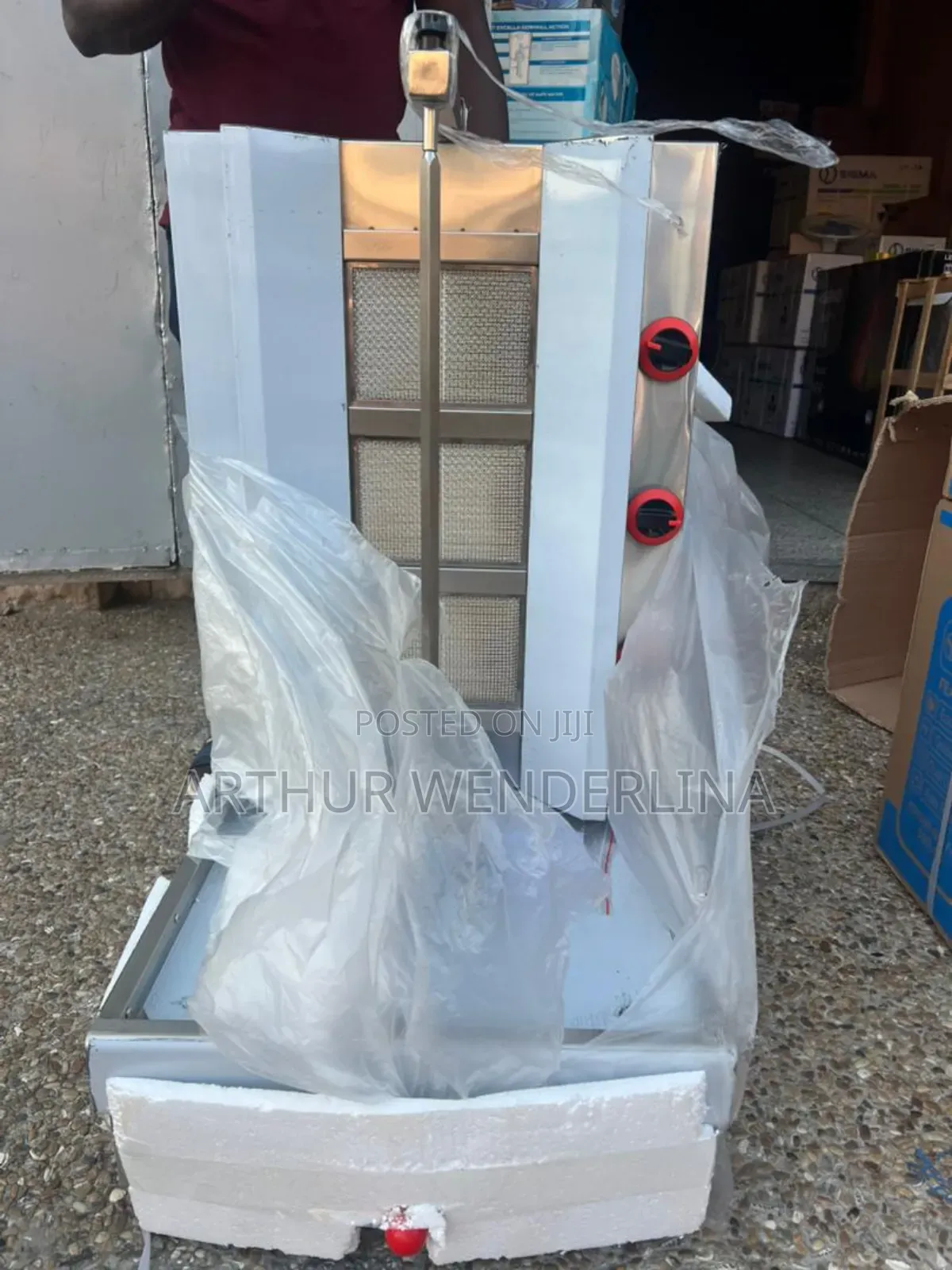3 Burner Shawarma Machine