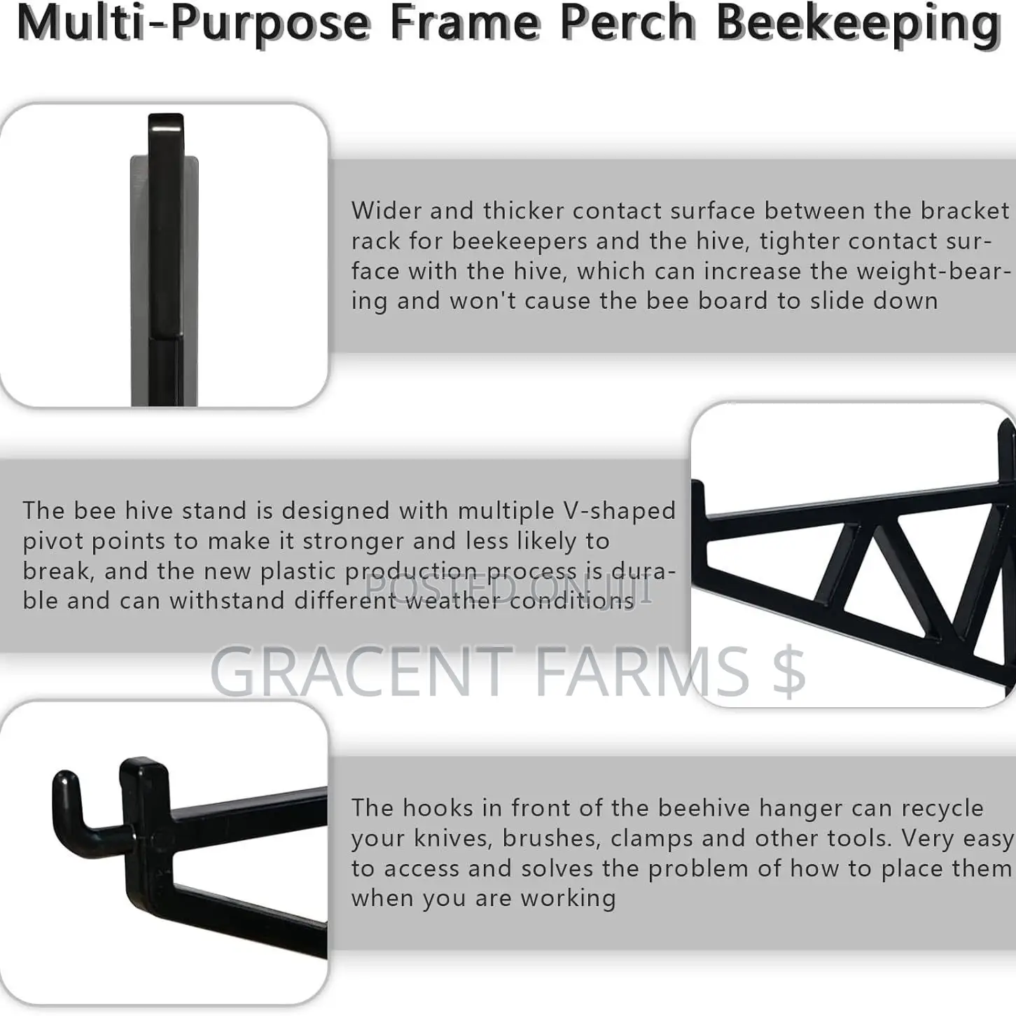 Beehive Frame/Top Bar Holder