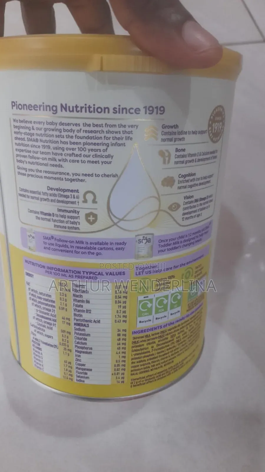 Sma Follow- On Milk for 6+Month Babby