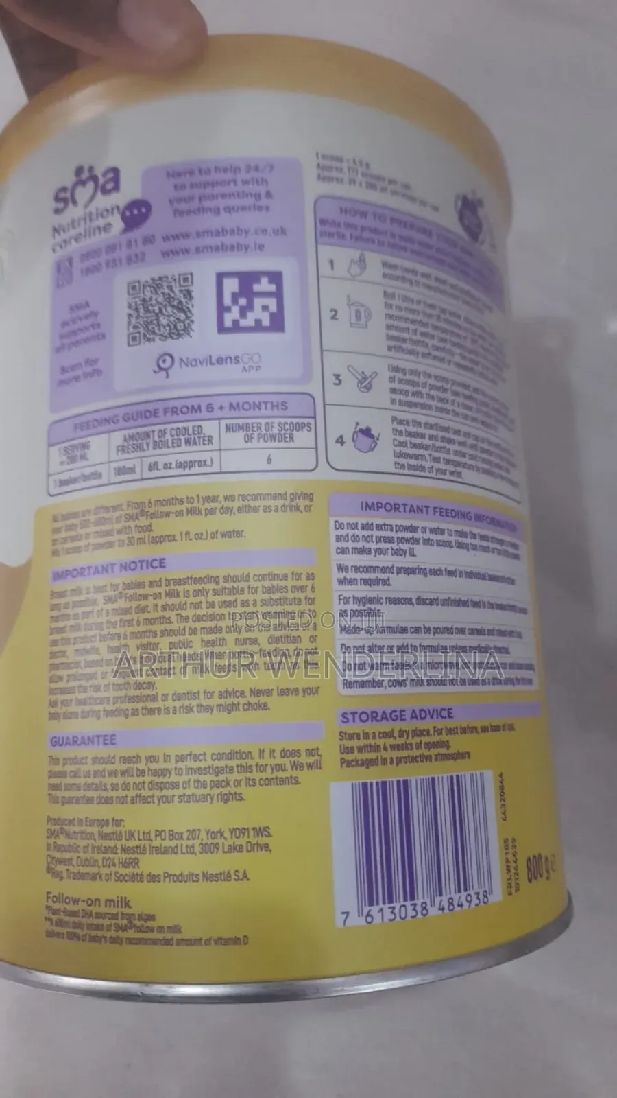 Sma Follow- On Milk for 6+Month Babby