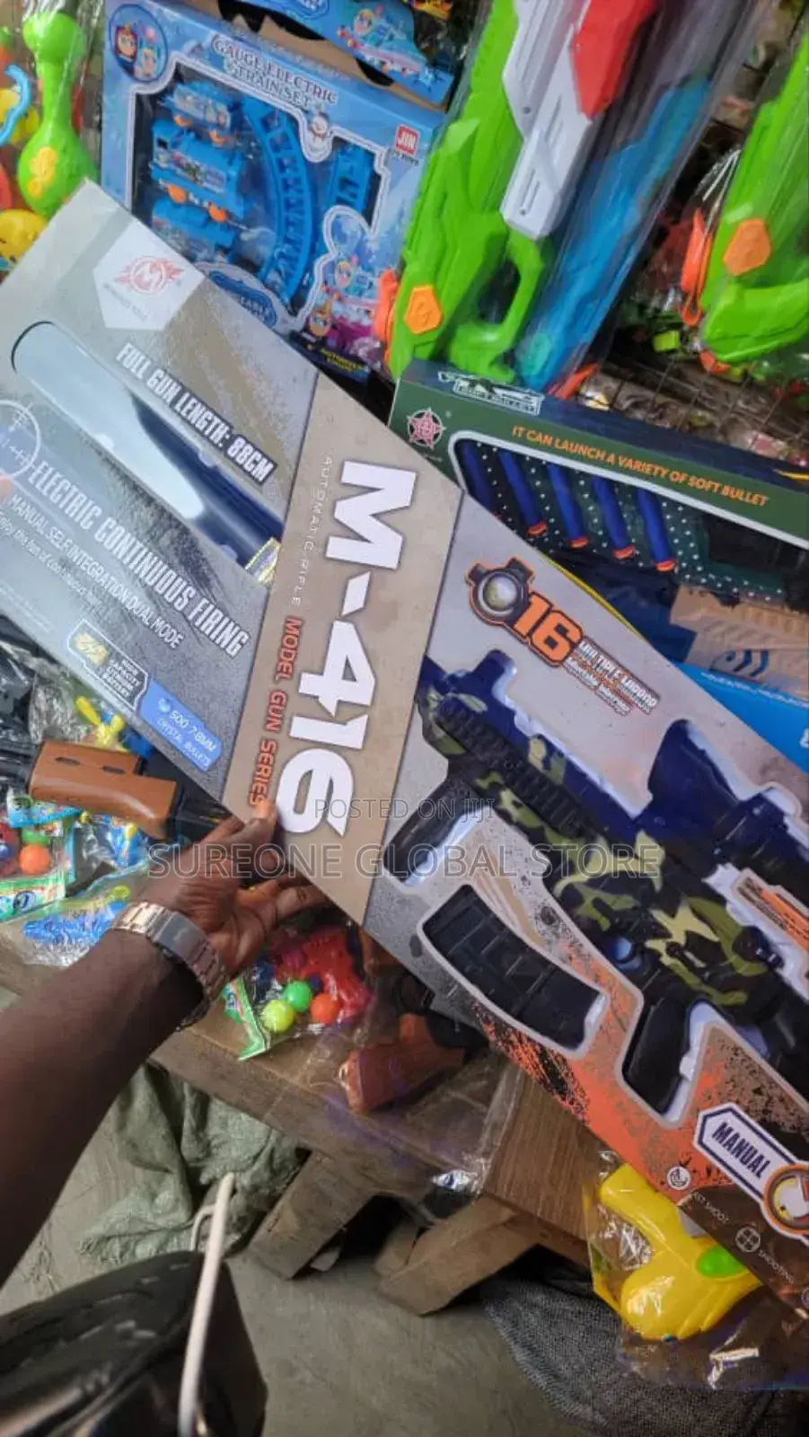 Electric Shooting Gel Blaster Gun M416