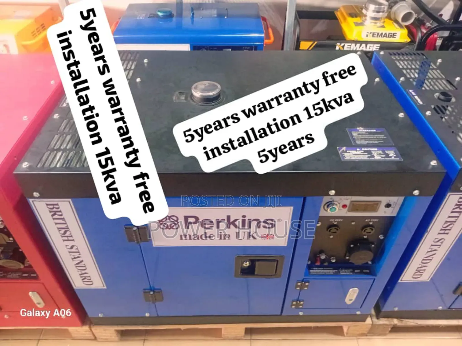 Rock Nova Grid 16500watts 15kva Perkins Diesel Generator