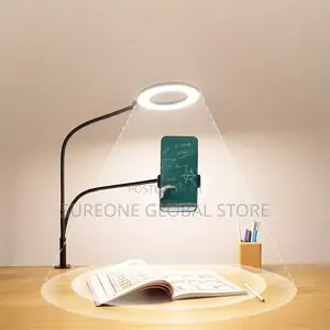 Universal Flexible Mobile Phone Holder With Selfie Ring Ligh