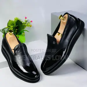 Genio Black Loafers Shoe