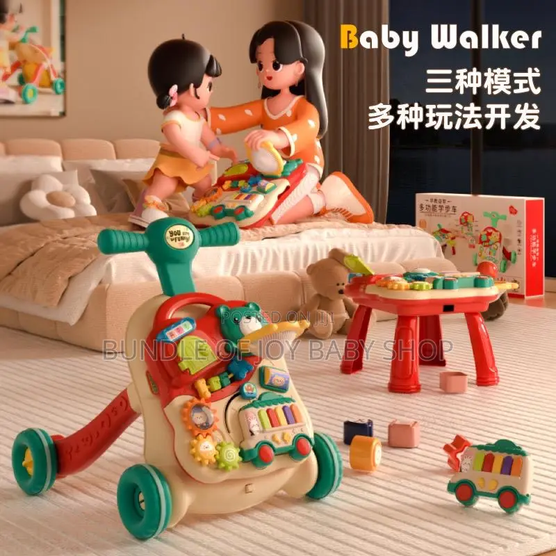 Baby 2 in 1 Push Walker and Table