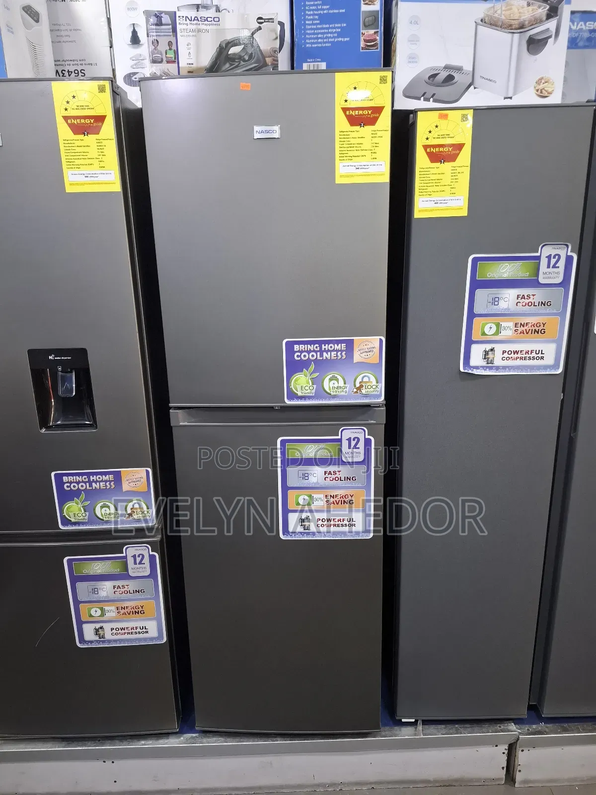 Best Durability 251 Litres Nasco Bottom Fridge Available