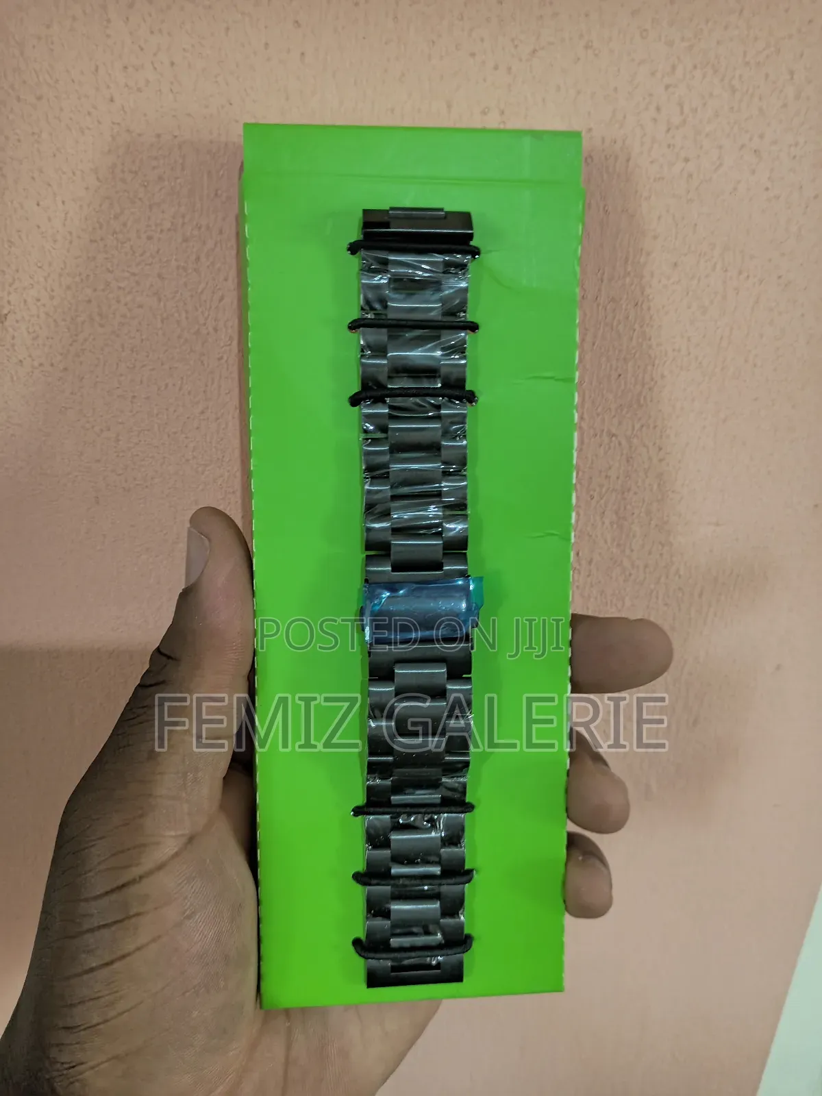 Oraimo Stainless Steel Watch Strap - Black Colour