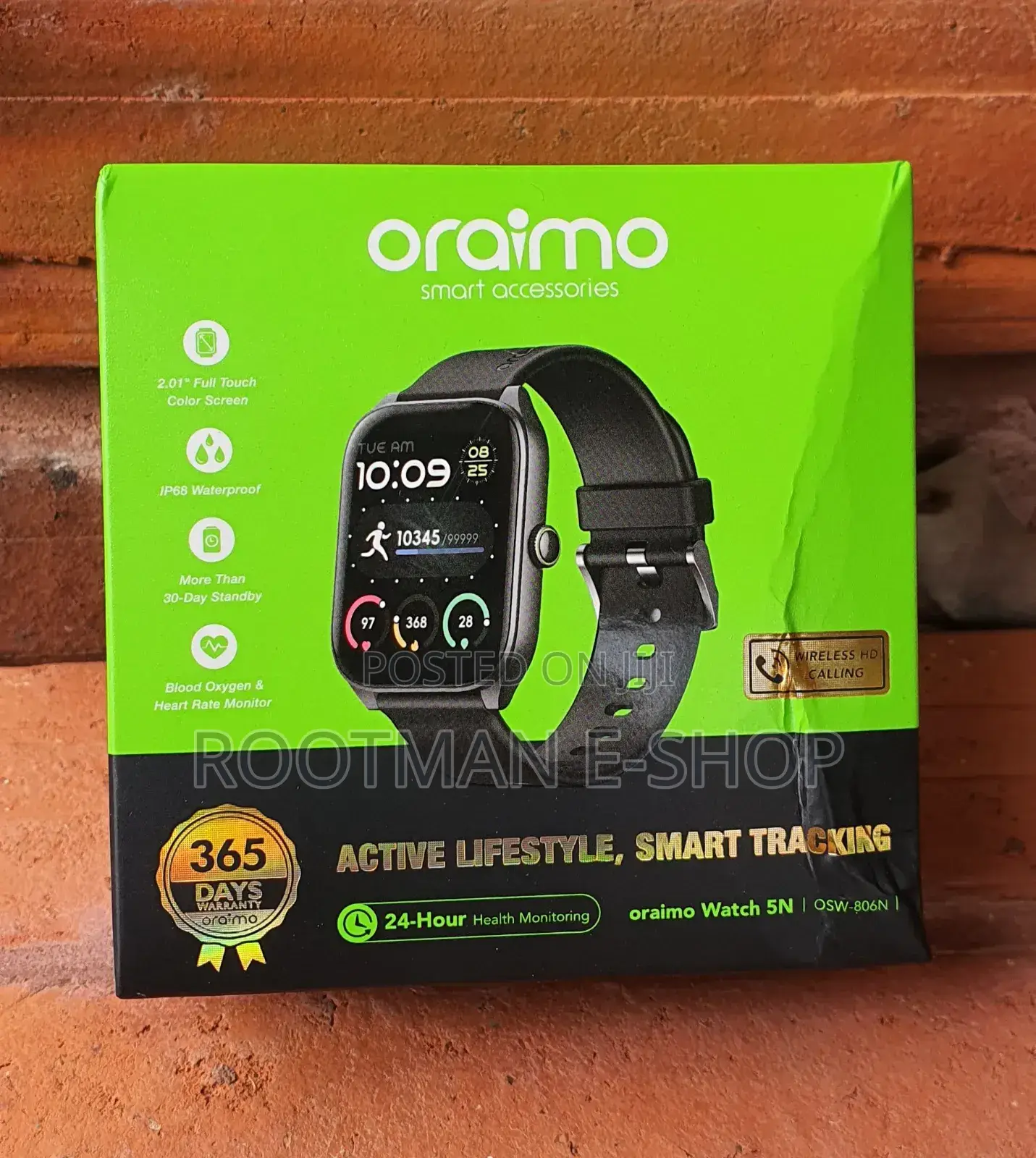 Quality Smart Watch N (Oraimo) Waterproof