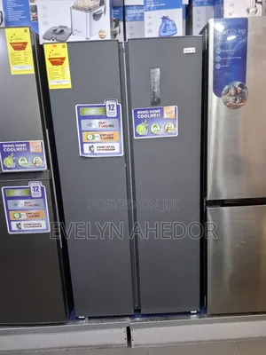 Side by Side Nasco Double Door Fridge 400 Litres