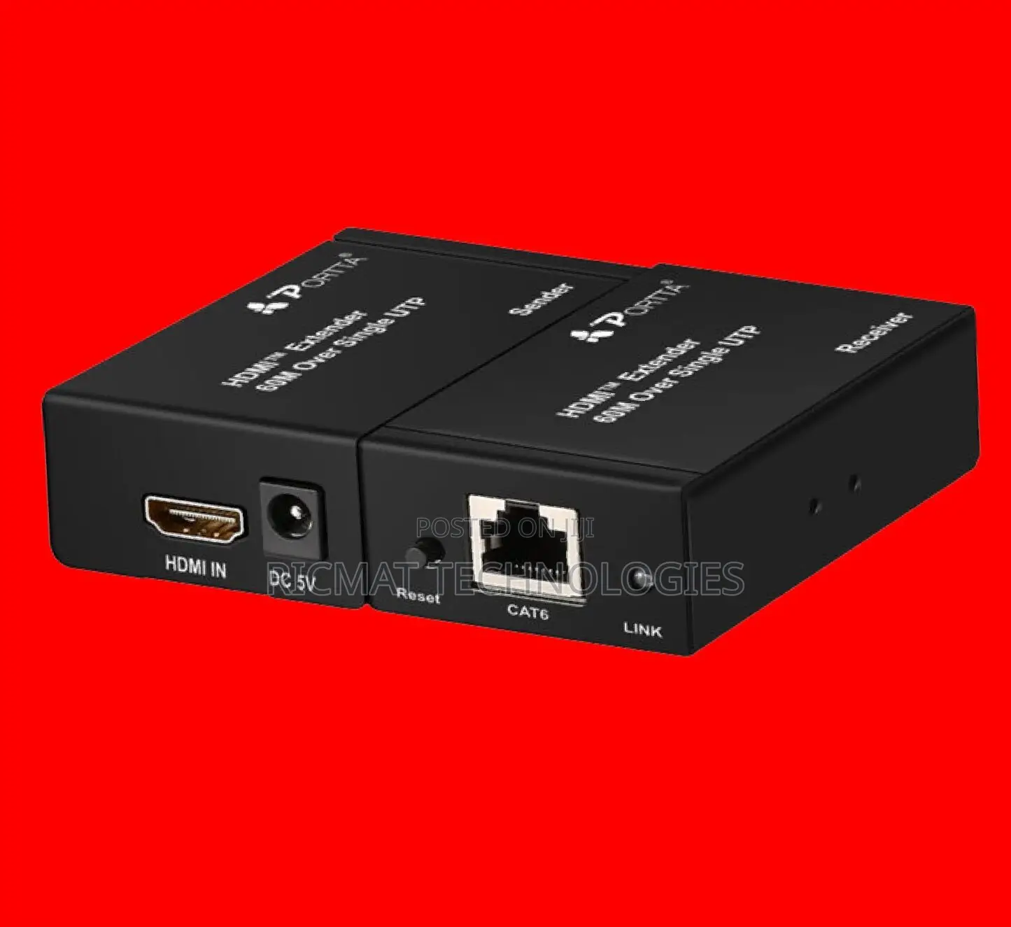 Hdmi Extender by Cat 6 (60m)