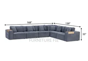 Nycolle 6-Pc Modular Fabric L-Shape Sectional From Macys Usa