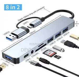 Usb/Typec Hub - 8 in 1