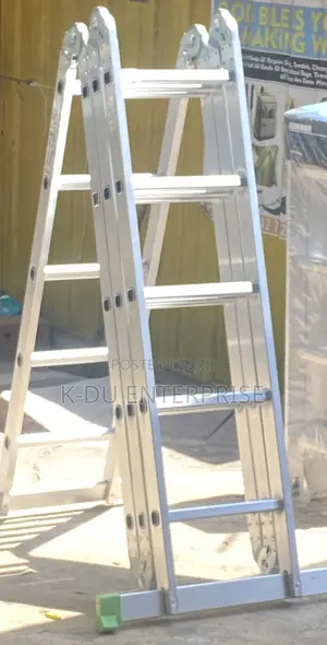 Folding Aluminum Ladder 5x4. 20ft