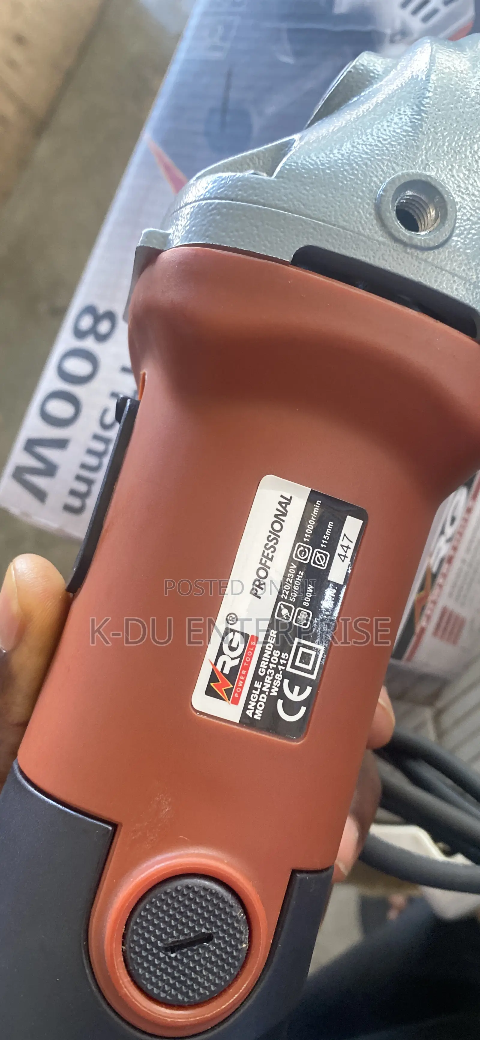 NRG Angle Grinder 4.5” (115mm)