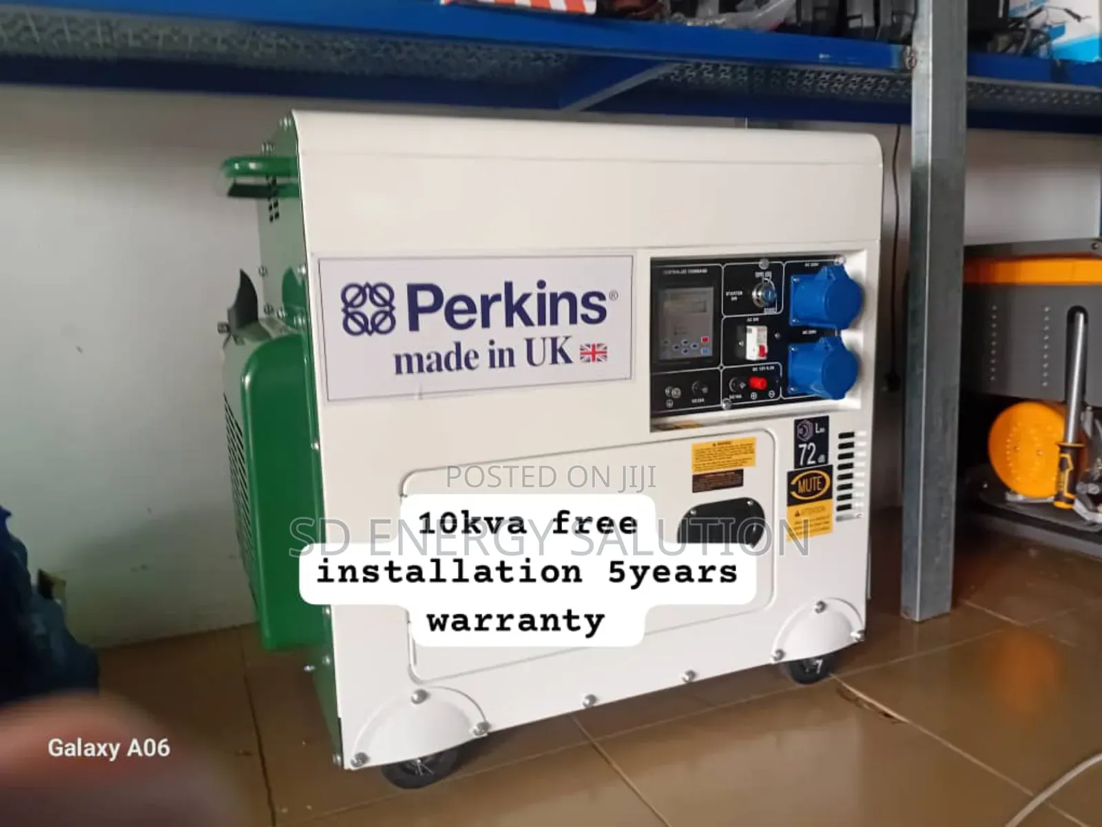Zero Lag Full Output Perkins 10kva Diesel 13000watts Diesel