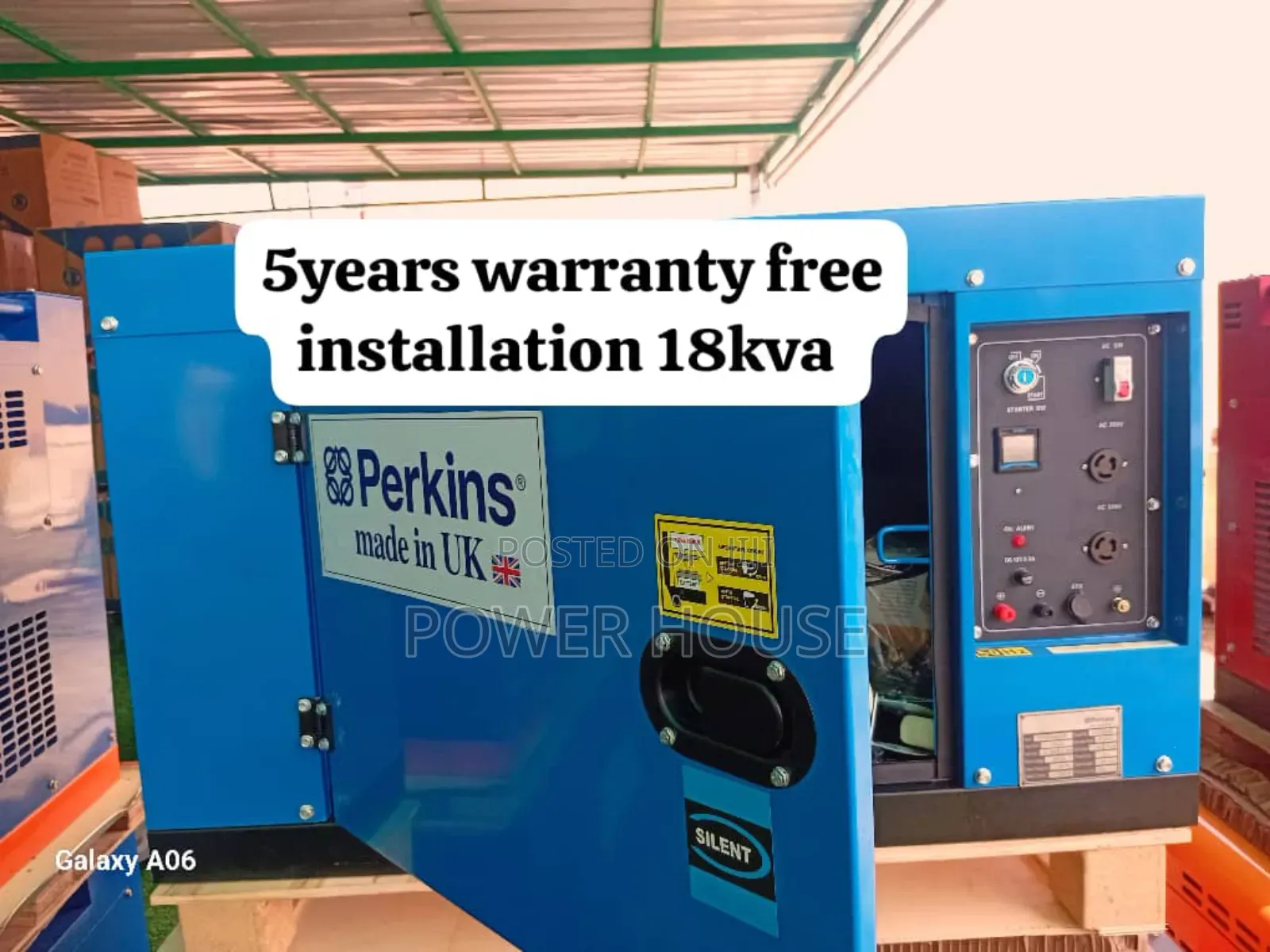 Elegant Crystal Ton 18kva Diesel Generator Perkins 18kva