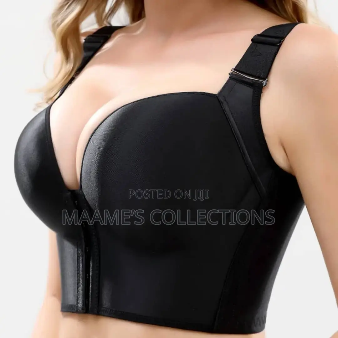 Coluckor Front Closure Back Smoothing Bra, Deep Cup Bras