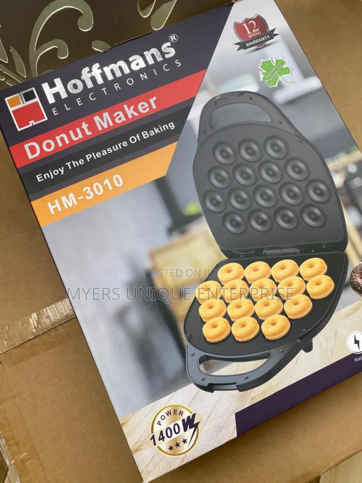Sweet Doughnut With Hoffmans 16 Holes Doughnut Maker