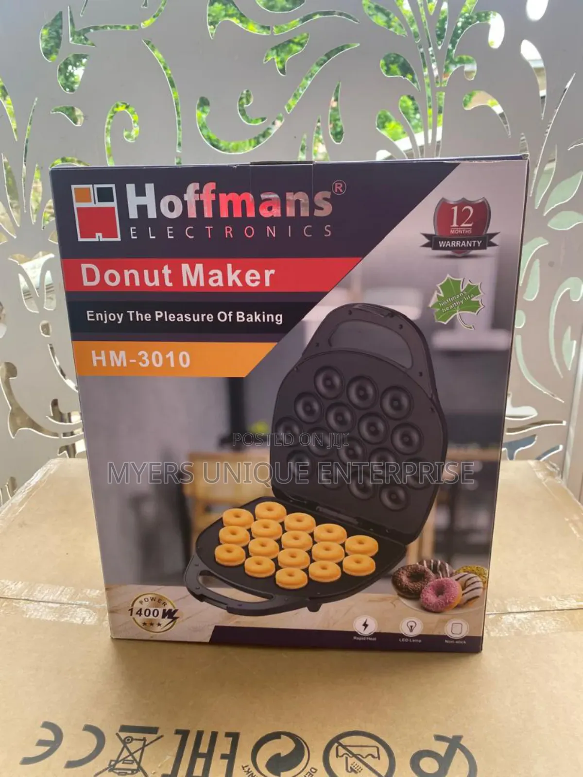 Sweet Baking With Hoffmans 16 Holes Doughnut Maker