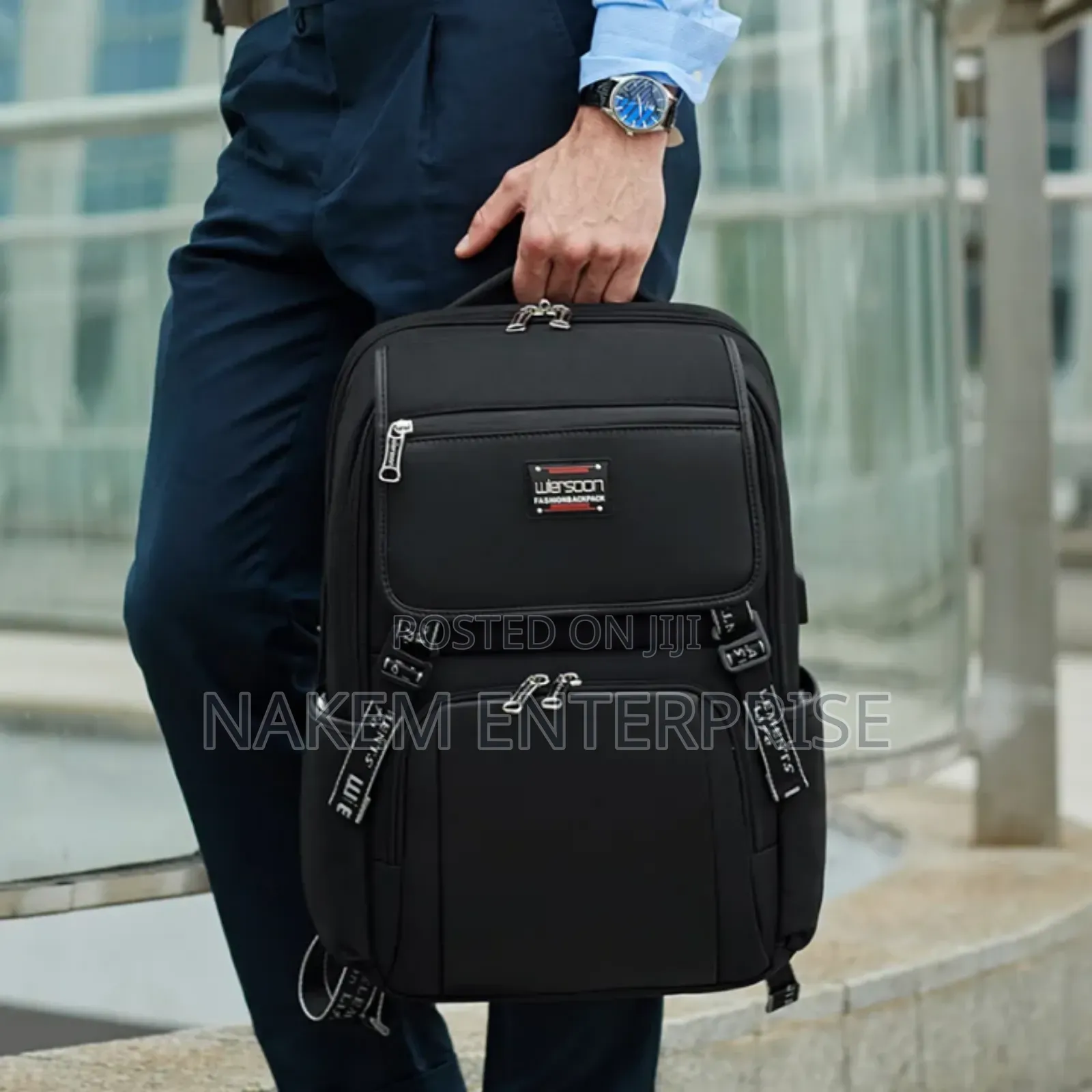 Waterproof and Antitheft Polyester Laptop Backpack